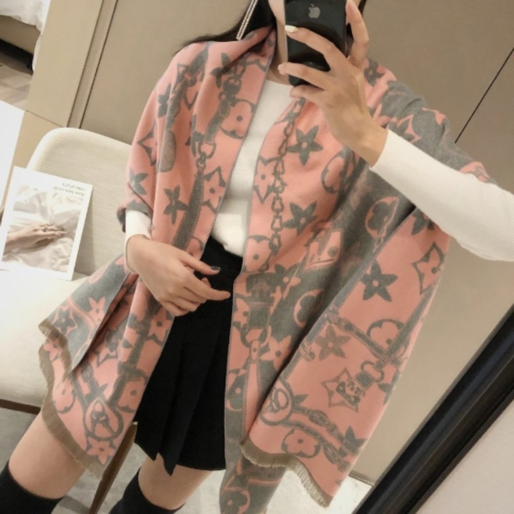 Women's Winter Shawl Wraps Large Winter Scarves .